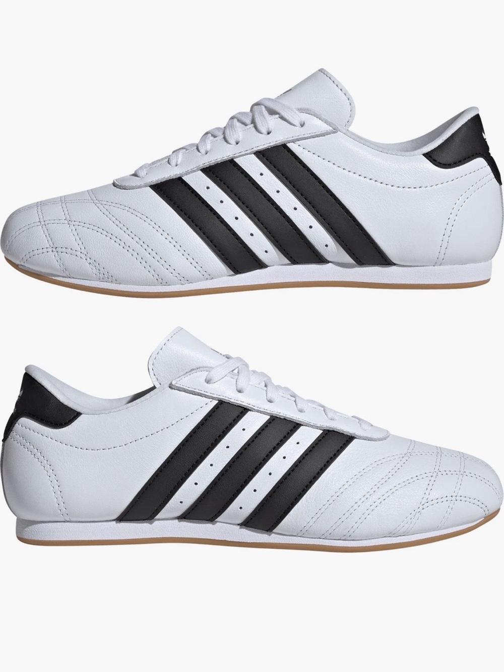 New Women’s Adidas Taekwondo Lace White Black Gum Sneaker- Size 8.5